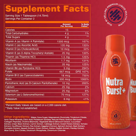 Nutra Burst Dietary Supplement 2 Pack